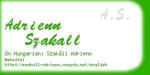 adrienn szakall business card