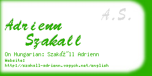 adrienn szakall business card